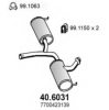 RENAU 7700423139 Middle Silencer